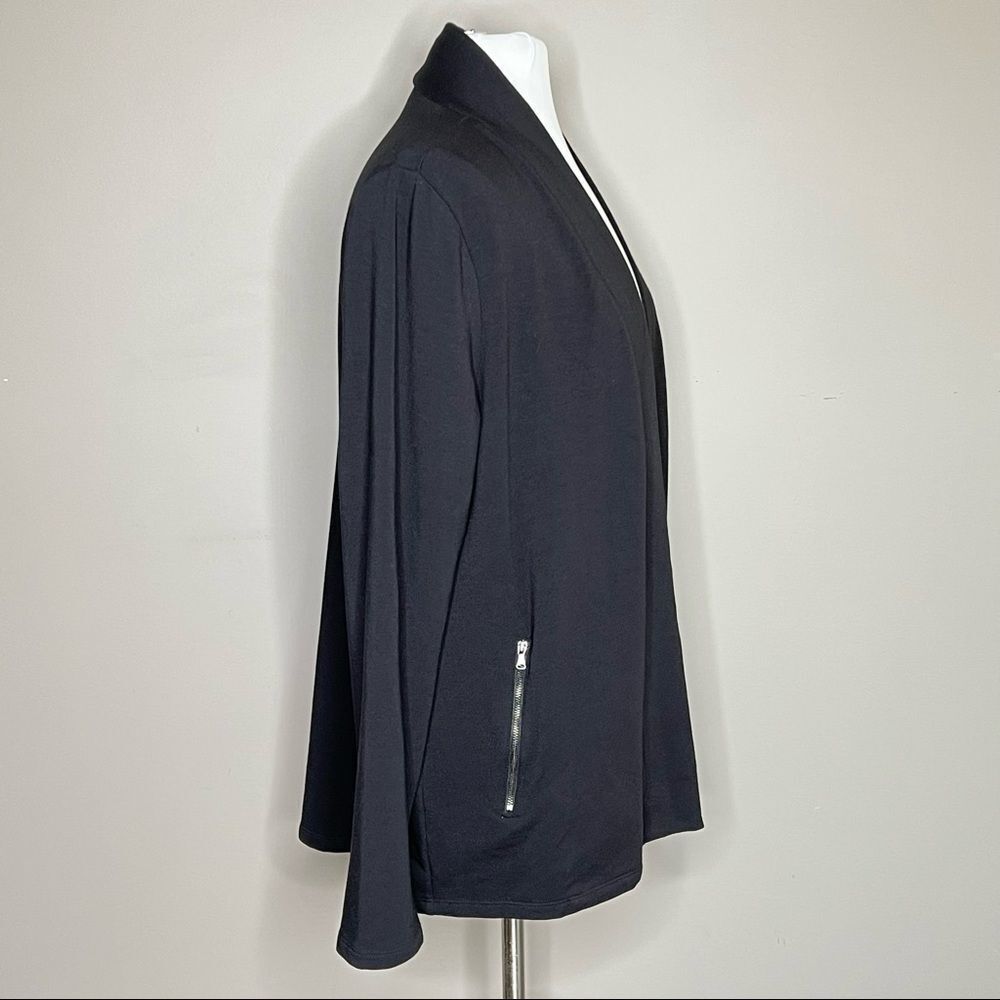 Talbots Micro Modal Stretch Open Front Cardigan S… - image 2